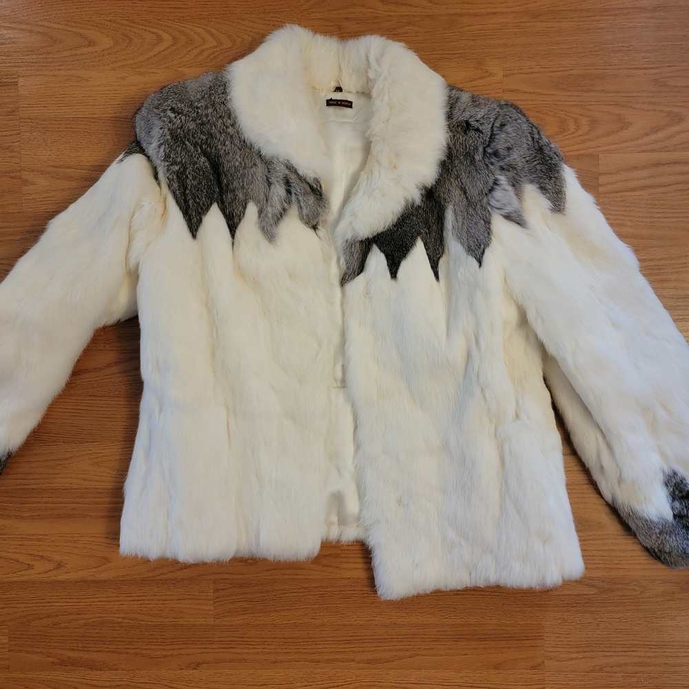 Vintage Rabbit Fur Coat